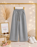 Wide Leg Cotton Joggers