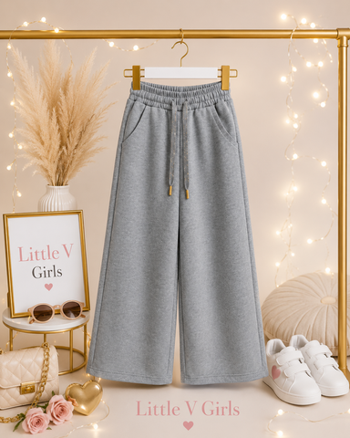 Wide Leg Cotton Joggers
