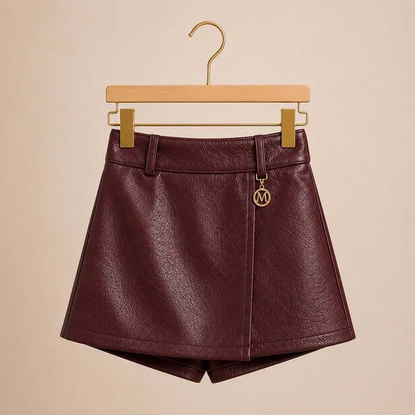 Eco Leather Skorts