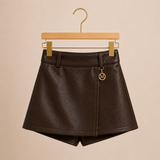 Eco Leather Skorts