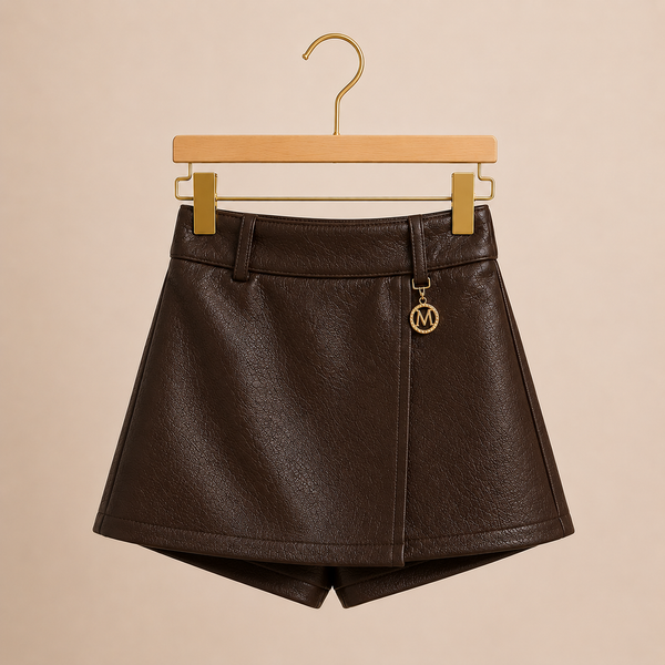 Eco Leather Skorts