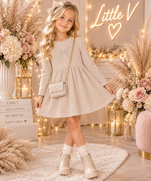 Sequin Bow Dress
