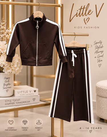 Chocolate Cotton Tracksuit