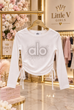White Sequin Top