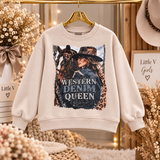 Western Denim Queen Sweatshirt
