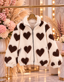 Heart Teddy Coat - mylittlev
