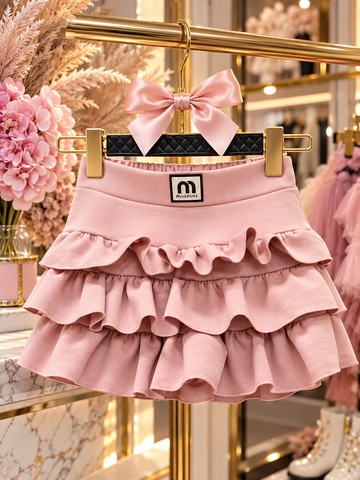 Pink Frill Skorts