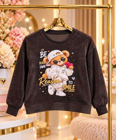 Teddy Smile Sweatshirt