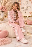 Pink Cotton Tracksuit
