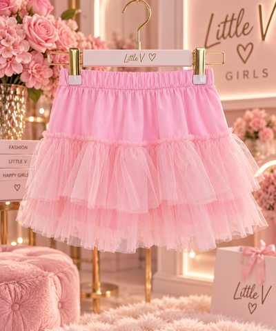 Pink Tulle Skirt