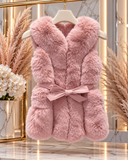 Pink Faux Fur Gilet