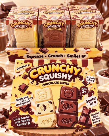 Chocolate Bar Crunchy Squishy
