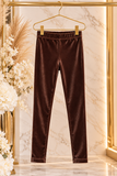 Chocolate Velour Leggings