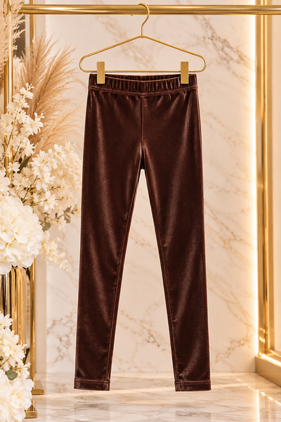 Chocolate Velour Leggings