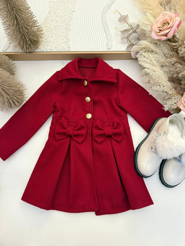 Red Bow Coat